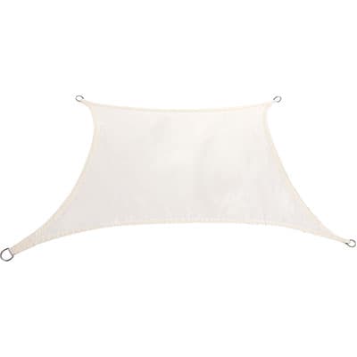 Vela Ombreggiante Luxury Quadra Stars Poliestere Ecru 180 g m² Mt 5X5 - 2