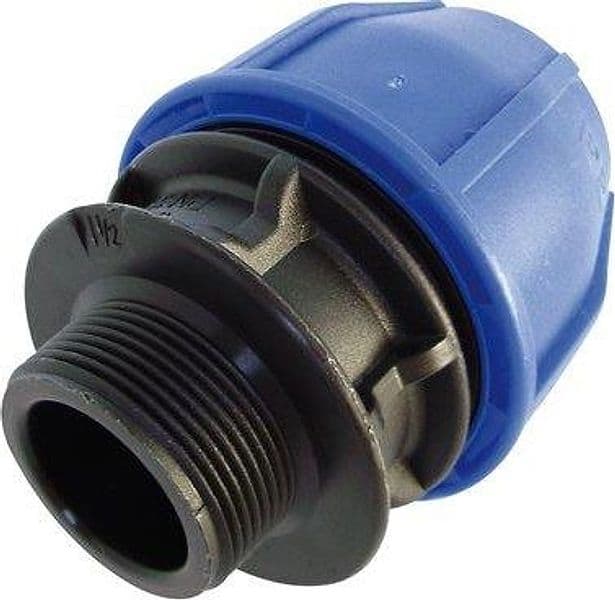Manicotto a Compressione Filetto Maschio PN16 20 mm x 1/2 M 20 Pezzi - 2