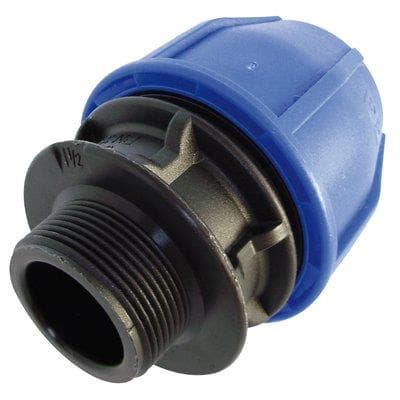 Manicotto a Compressione Filetto Maschio PN16 per 1 M 10 Pezzi - 2