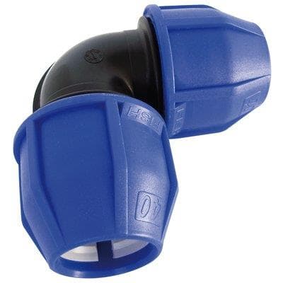 Gomito a Compressione PN16 25 x 25 mm 10 Pezzi - 2