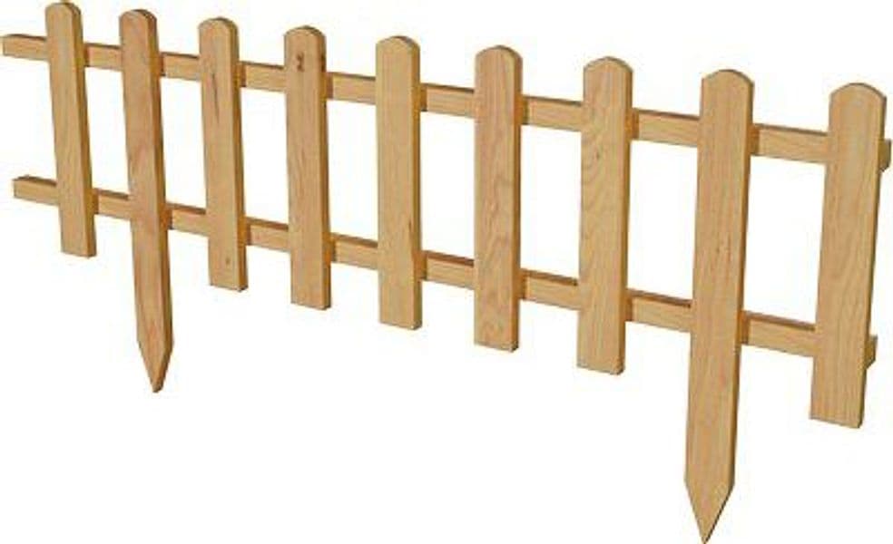 Bordura Aiuola Classic Legno Euro 120 cm 30 cm 5 Pezzi - 2