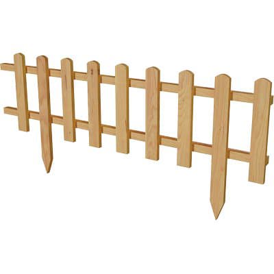 Bordura Aiuola Classic Legno Euro 120 cm 30 cm 5 Pezzi - 2