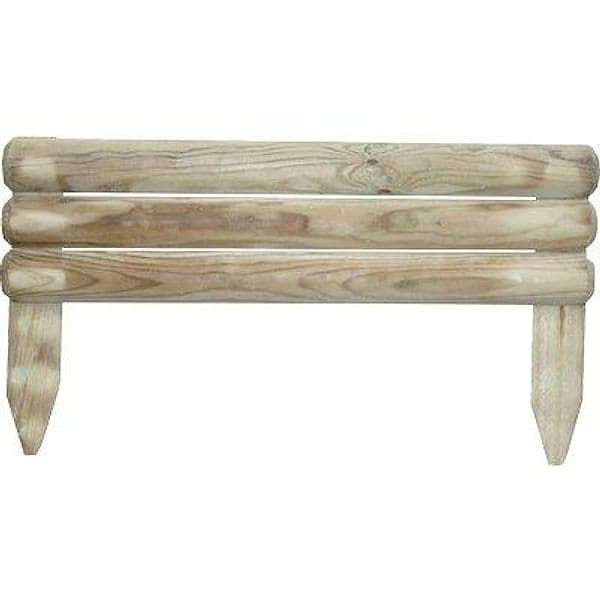 Bordura Aiuola Vampiry Legno Euro Pino Impregnato H. 30 55 cm 15 cm 5 Pezzi - 2