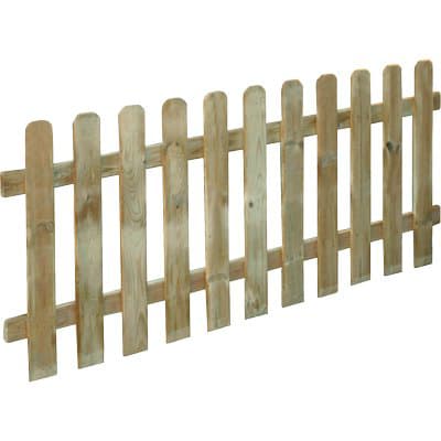 Staccionata Legno Maxi 100 Euro 180 cm 100 cm 5 Pezzi - 2