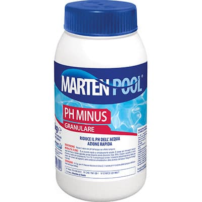 Regolatore PH Meno per Piscina Granulare Marten 1 kg 12 Pezzi - 2