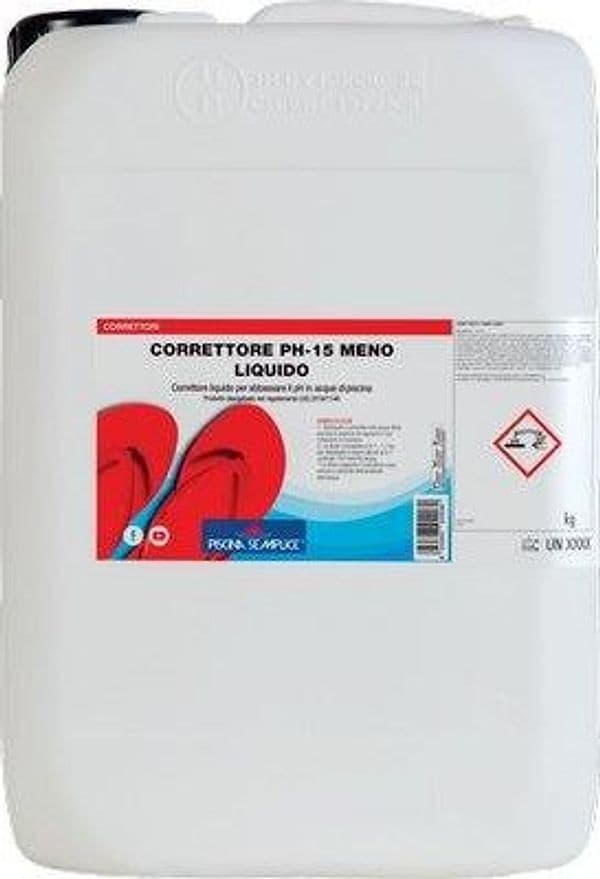 Regolatore PH Meno 15% per Piscina Liquido Lt 25 Piscina Semplice - 2