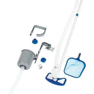 Kit Pulizia Piscina Deluxe 58237 Bestway Scopa con Retino con Tubo - 2