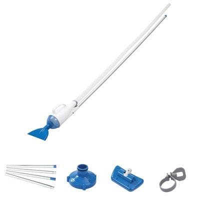 Kit Pulizia Piscina Aquacrawl 58212 Bestway Doppia Scopa con Manico - 2