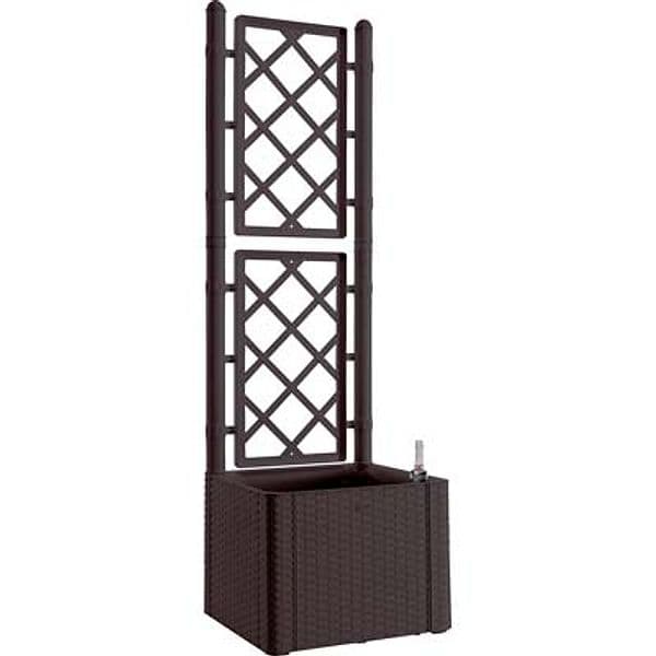 Fioriera con Grigliato Natural Deluxe Stefanplast 43 x 43 cm 142 cm - 2