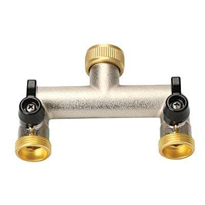 Presa a Rubinetto Ottone 2 Uscite Filettate Stars ¾f - 2