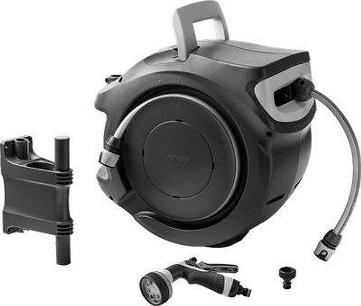 Avvolgitubo Irrigazione Kit Rewall Globo Gf Plastica con Tubo 1/2 30 m - 2