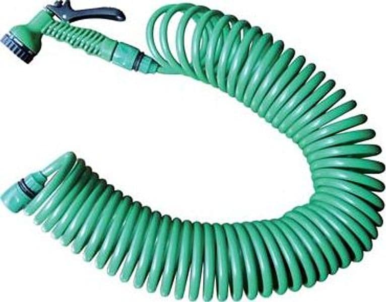 Tubo Irrigazione a Spirale in Kit Stars 15 m con Raccordi con Idropistola - 2
