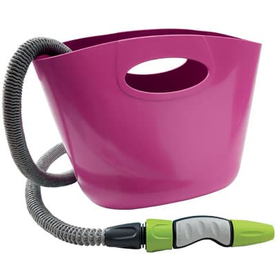 Tubo Irrigazione Estensibile Aquapop Kit Borsa Gf Fuxia 5 m x 15 - 2