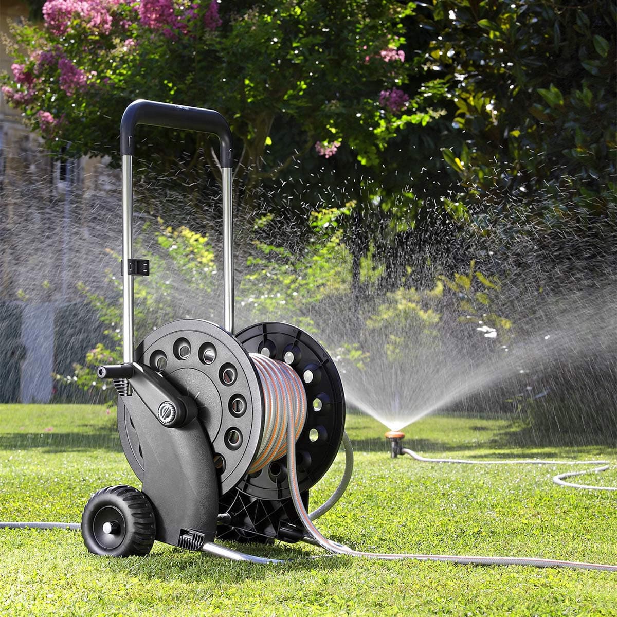 Avvolgitubo Irrigazione Carrellato Ecosei Claber ABS Alluminio Ruote Plt - 3