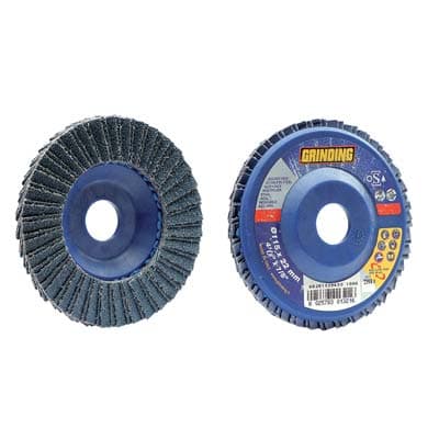 Disco a Lamelle Radiali Zirconio Grinding Grana 60 115 x 22,2 mm 10 Pezzi - 2