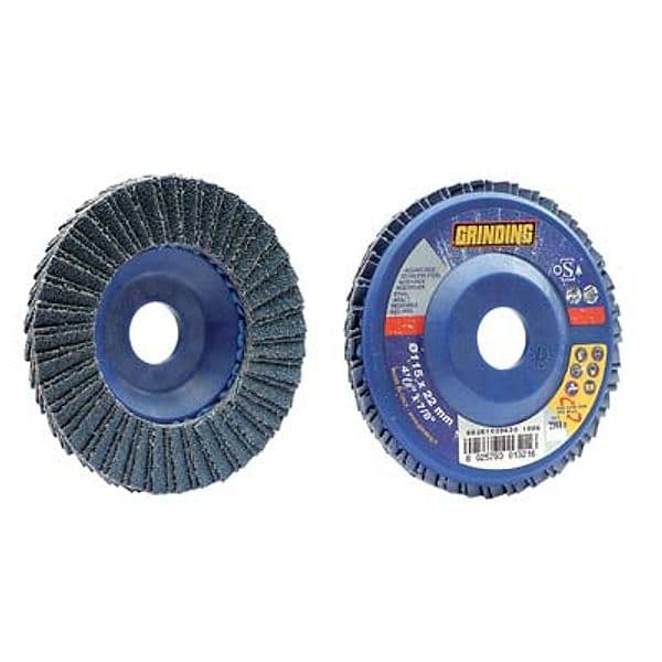 Disco a Lamelle Radiali Zirconio Grinding Grana 120 115 x 22,2 mm 10 Pezzi - 2