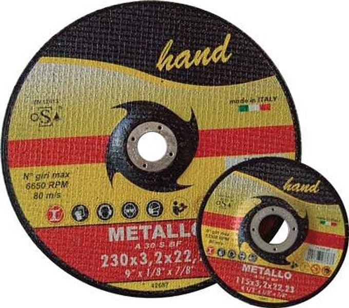 Disco Abrasivo Taglio Ferro Depresso Hand 115 x 22,2 mm H 3,2 mm 50 Pezzi - 2
