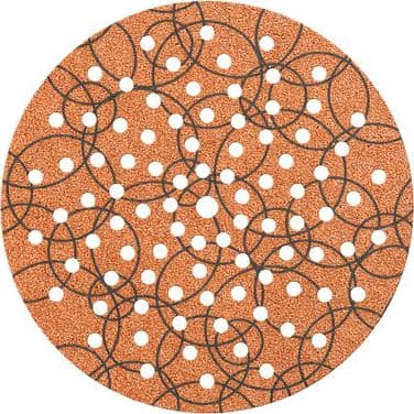 DISCO ABRASIVO FIBRATO VELCRATO 91 FORI IMPERIAL - MM 225X22,2 GRANA 120 CF=PZ 25- 1 confezioni