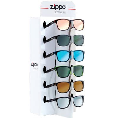 Occhiale Sole Wayfarer Expo Zippo 9 Pezzi - 2
