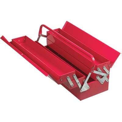 Cassetta Portautensili Metallica Effe 5 Scomparti Cm 53X20 H.cm 20 - 2