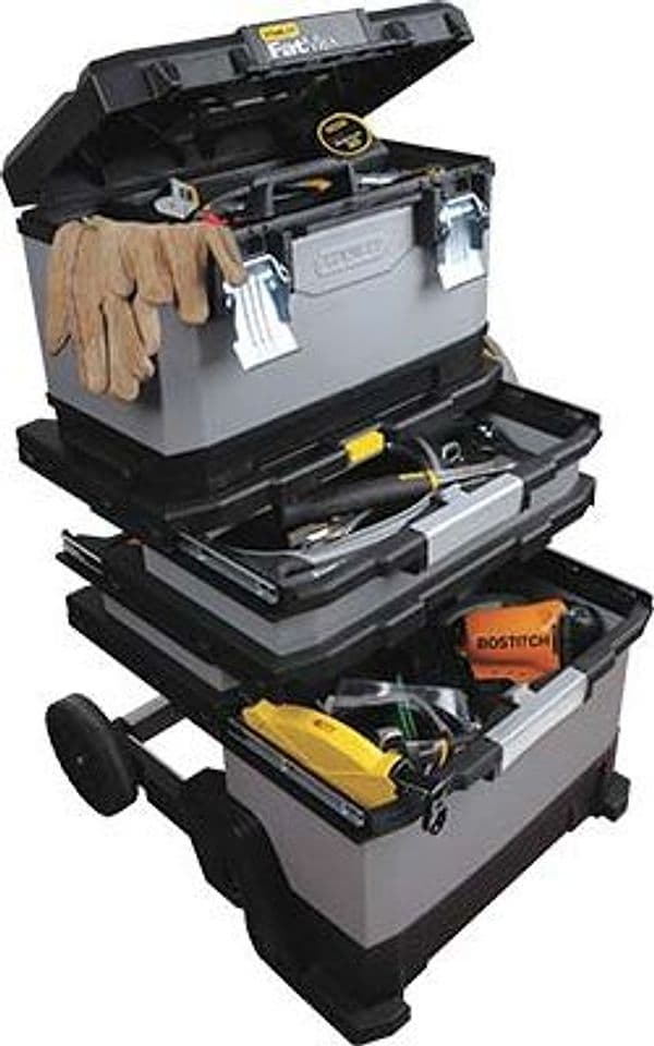 Mobile Portautensili 4 in 1 su Ruote Stanley Cm 56X38 H.cm 89 195622 - 2
