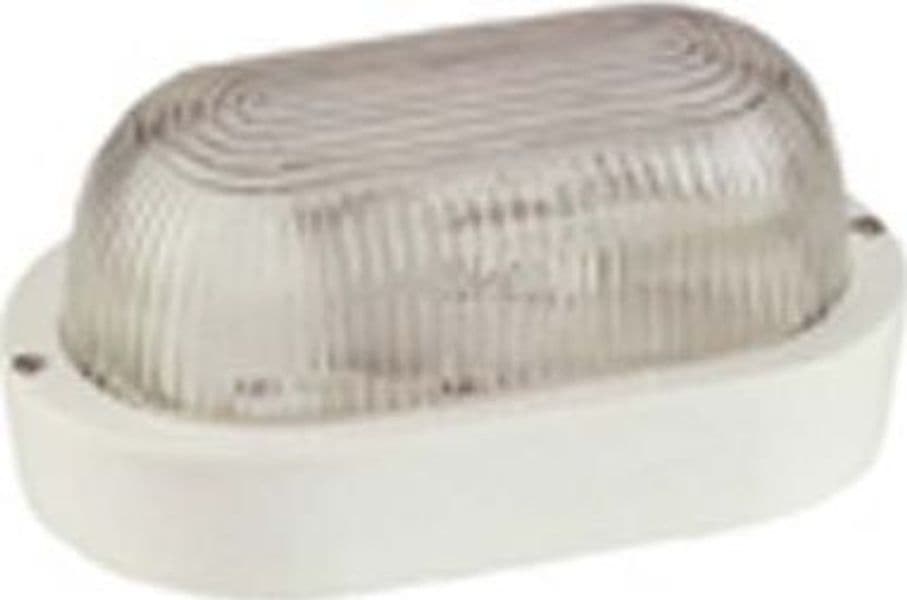 Plafoniera Ppl Ovale E27 Bianco 21 x 12 cm 230 V 9,5 cm 2 Pezzi - 2