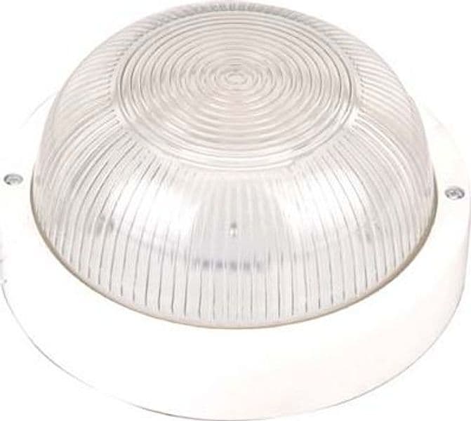 Plafoniera Ppl Tonda Bianco Watt Max 60 E27 H 230 V 19 cm 10 cm 2 Pezzi - 2