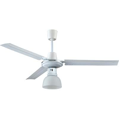 VENTILATORE DA SOFFITTO INDUSTRIAL + LUCE EFFE  BIANCO VOLT 230 WATT 65 CM 120 VEL 5 + INV - 2