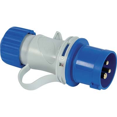 Spina Mobile Industriale Blu Fme 2P con T 16A IP44 2 Pezzi - 2