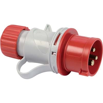 Spina Mobile Industriale Rossa Fme 3P con T 16A IP44 2 Pezzi - 2