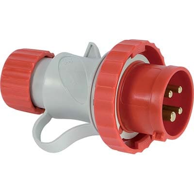 Spina Mobile Industriale Rossa Fme 3P con T 16A IP67 7403083 - 2