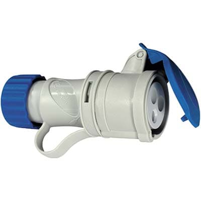 Presa Mobile Industriale Blu Fme 2P con T 16A IP44 2 Pezzi - 2