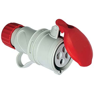 Presa Mobile Industriale Rossa Fme 3P con T 16A IP44 2 Pezzi - 2