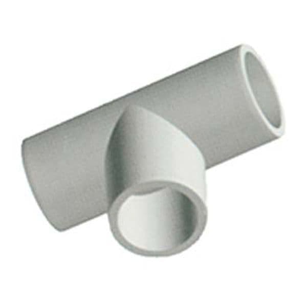 Tee IP40 per Tubo Rigido PVC Grigio 25 mm 25 Pezzi - 2