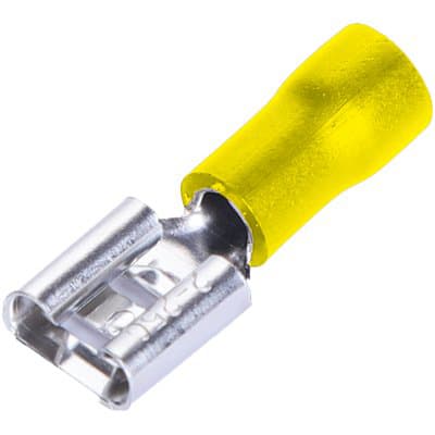 Terminale Piatto Femmina a Stringere 7,4 mm 15 Pezzi - 2