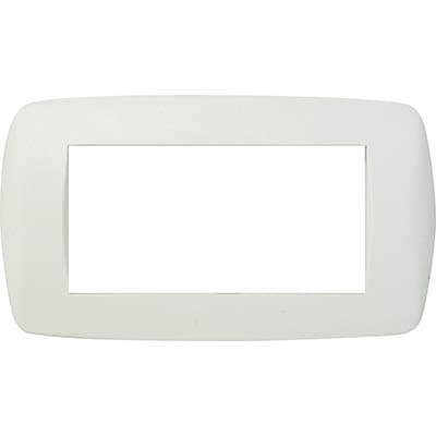 Placca Coprifrutti Millenium Marlanvil Bianco Posti 4 150 x 83 mm 2 Pezzi - 2