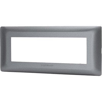 PLACCA COPRIFRUTTI ABM - GRIGIO SCURO POSTI 6 MM 190X85- 8 pezzi