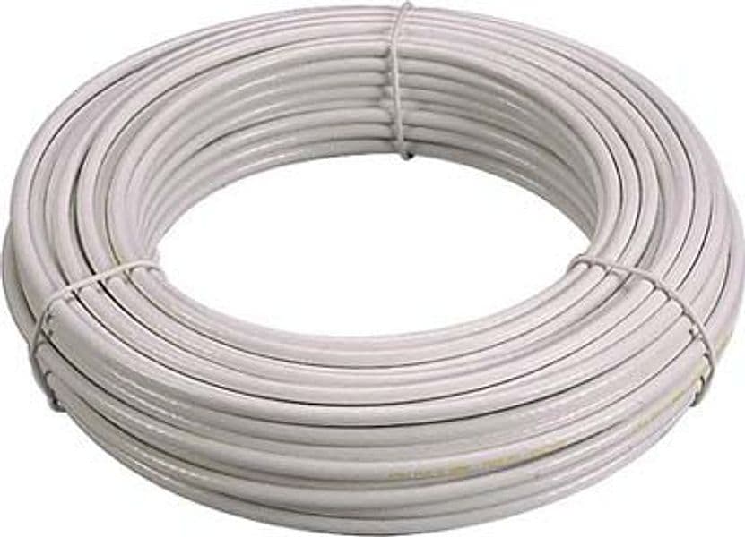 Cavo Elettrico Tripolare H05VV F Rame PVC Bianco N°xmmq 3X2,5 100 m - 2