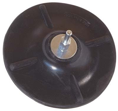 Platorello Gomma per Disco e Cuffia 338.00 PG G 125 mm 6 mm 2 Pezzi - 2