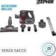 Scopa Batteria Multifunzione ZHV186 Zephir 2 in 1 Volt 21,6 - 3