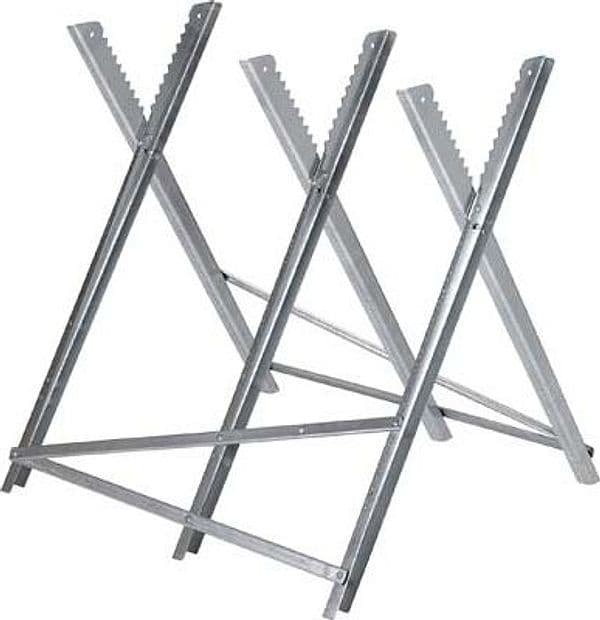 Cavalletto Taglio Legna Effe Acciaio Zinc. Cm 79X80 Max KG.150