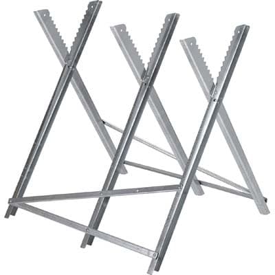 Cavalletto Taglio Legna Effe Acciaio Zinc. Cm 79X80 Max KG.150 - 2