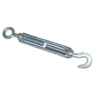 Tenditore Occhiolo e Gancio Zincato Hand M16 O. a 22 mm 24 mm 5 Pezzi - 2