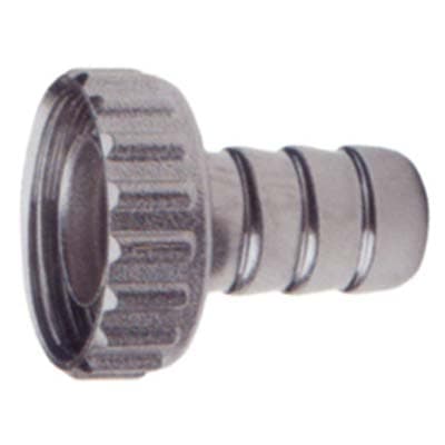 Portagomma con Ghiera per Rubinetto Ottone Cromato ¾ 10 Pezzi - 2