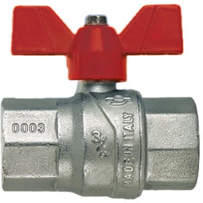 Valvola Sfera Normale Ff Farfalla Evolution Fiv 8 F 6 Pezzi - 2
