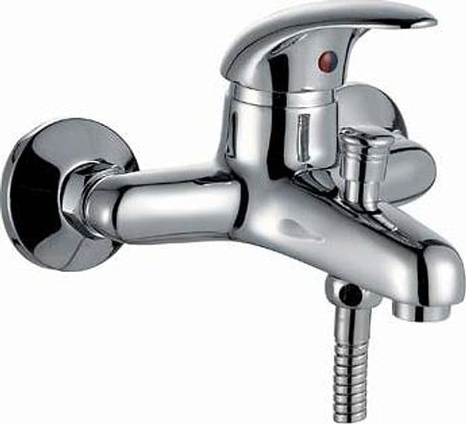 Rubinetto Miscelatore Vasca Start H25 Crolla Ottone Cromato - 2