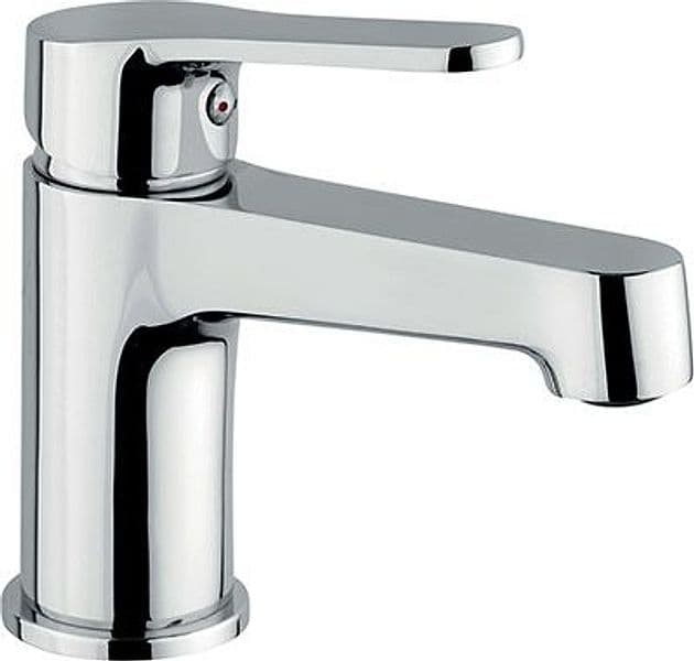 Rubinetto Miscelatore Lavabo Flash Crolla Ottone Cromato con Piletta 11 x 4 - 2