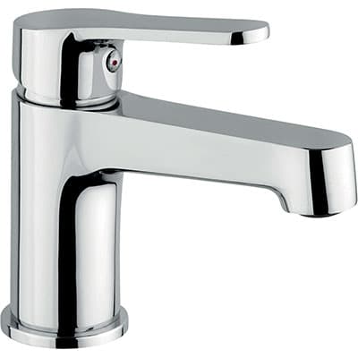Rubinetto Miscelatore Lavabo Flash Crolla Ottone Cromato con Piletta 11 x 4 - 2