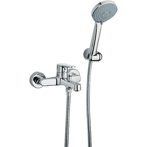 Rubinetto Miscelatore Vasca Flash Crolla Ottone Cromato - 2