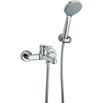 Rubinetto Miscelatore Vasca Flash Crolla Ottone Cromato - 2
